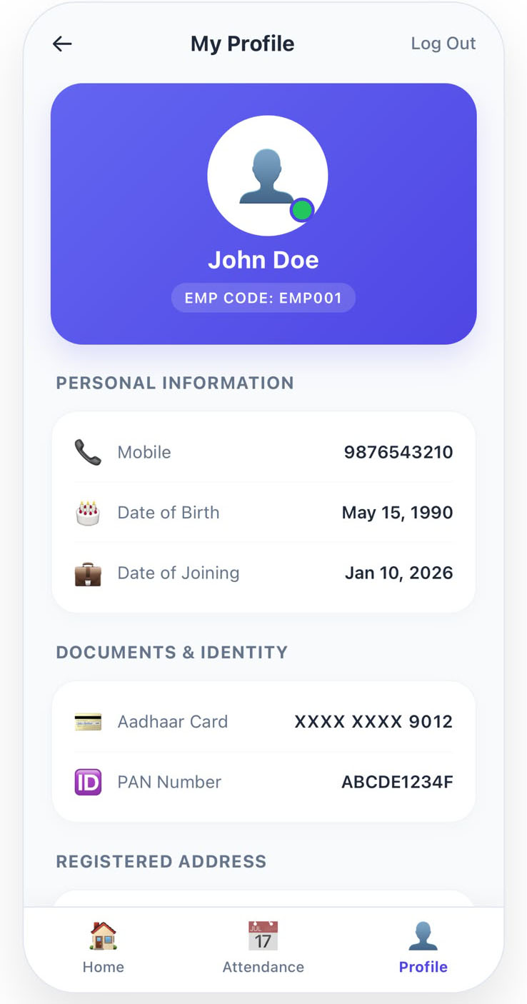 Attensure Mobile App Secure QR Checking Function